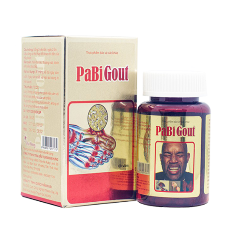 Viên gút Pabi Gout giảm viêm khớp