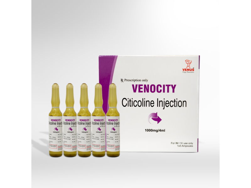 Thuốc tiêm Venocity 1000mg/4ml điều trị rối loạn tri giác