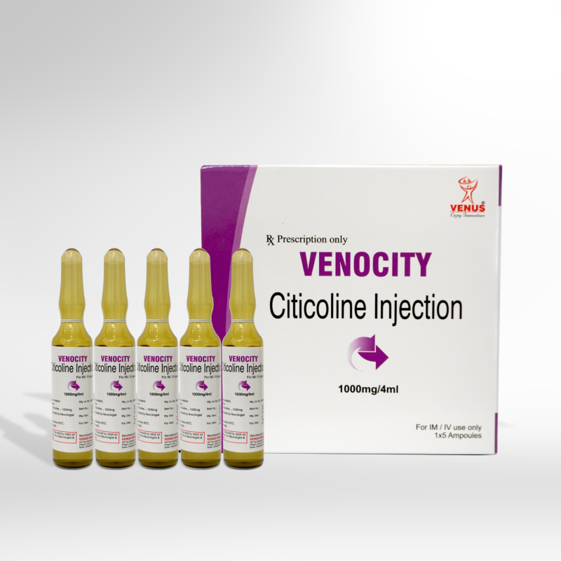 Thuốc tiêm Venocity 1000mg/4ml điều trị rối loạn tri giác