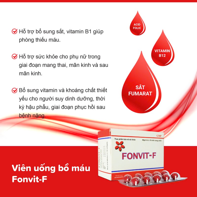 Viên uống bổ máu Fonvit-F